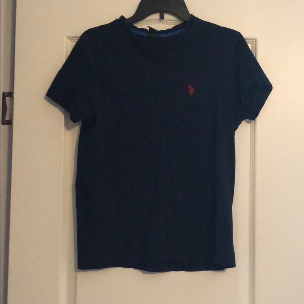 Navy polo shirt